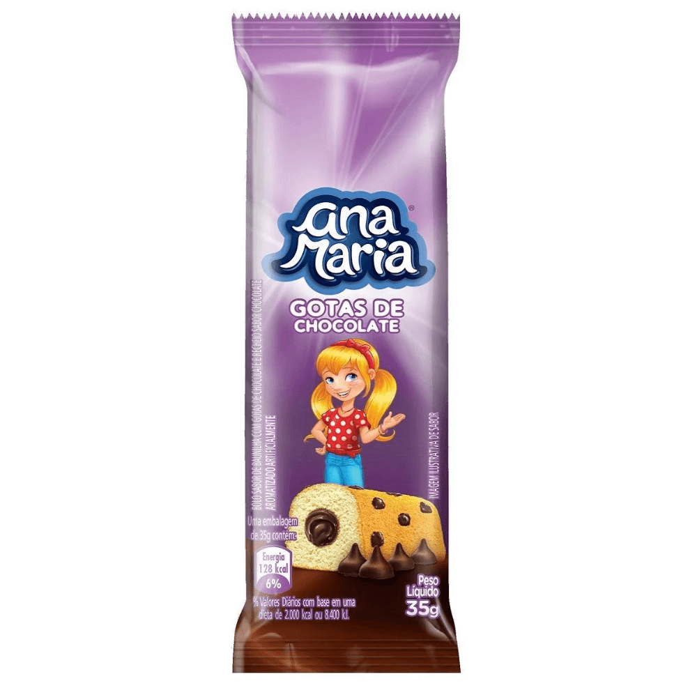 Bolinho Ana Maria Gotas de Chocolate 35g